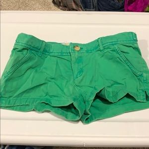 Green American Eagle Shorts